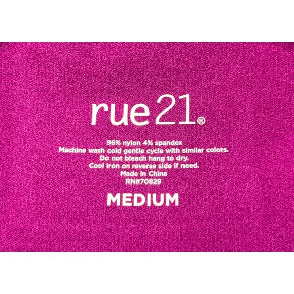 Rue 21 - Women's 1/2 Zip Long Sleeve Shirt - Purple - Medium - Picture 9 of 13